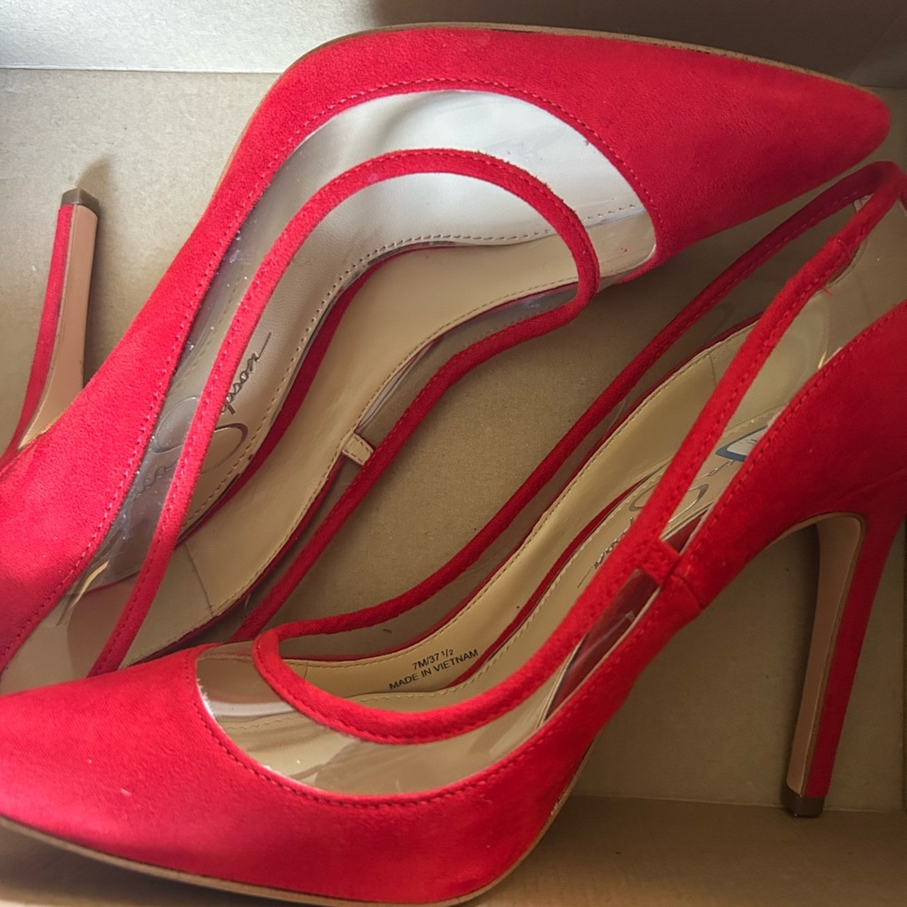 Jessica Simpson Purvista Red Muse heel